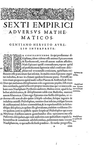 Sextus Empiricus